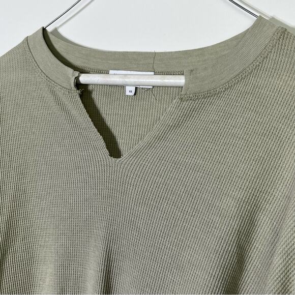 Michael Stars Olive Green Long Sleeve Tee XS EUC - Picture 3 of 6
